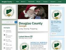 Tablet Screenshot of celebratedouglascounty.com